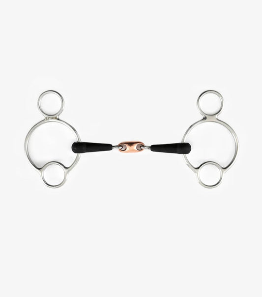 Premier Equine Rubber universal bit with lozenge