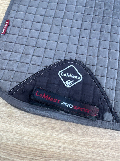 Lemieux Grey Pro Sport Dressage Saddle Pad Size Large Second Hand Horse Tack
