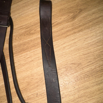 Keith Luxford Saddlery Havana Size Full English Standing Martingale #366