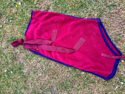 2’9 Fleece Rug Stable Cooler Travel Foal Mini Shetland Pony Second Hand Tack