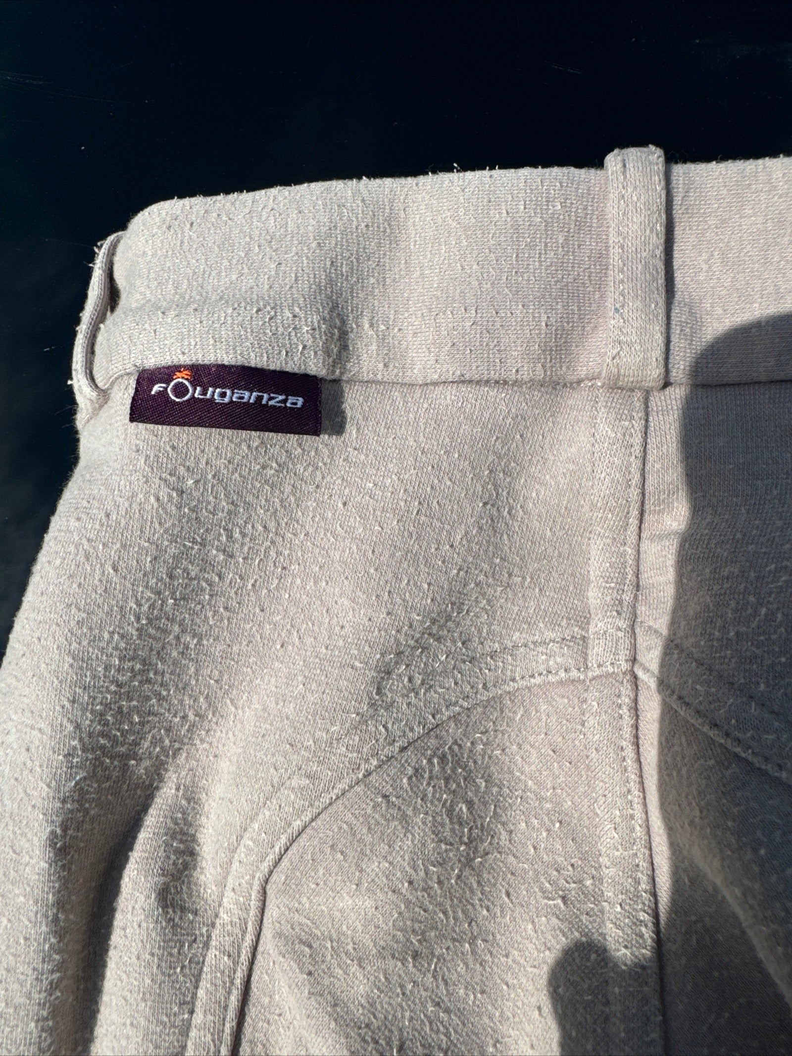 Fouganza Age 10 Beige Breeches - 135/145cm