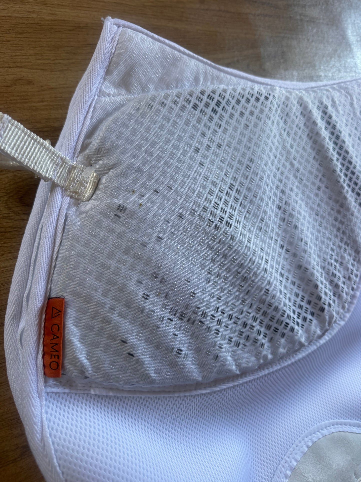 Cameo Padded White Close Contact Saddle Pad Size Full | Back Protect RRP £79.99