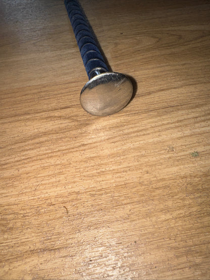 Silver Coloured Handy Hand Whip | Second Hand Horse Pony Tack #101