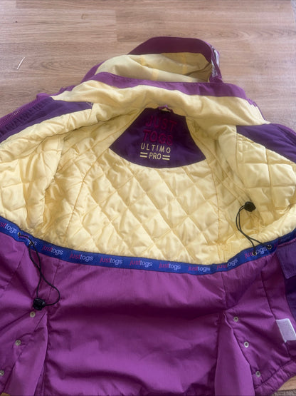Just Togs Purple Warm 11/12 Yrs Horse Riding Jacket Coat | Second Hand Rider