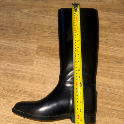 Harry Hall Long Rubber Riding Boots - Size 40 - 6 6.5 Winter Lined