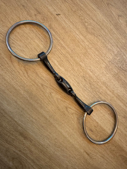Korsteel 5” Sweet Iron Lozenge Loose Ring Snaffle