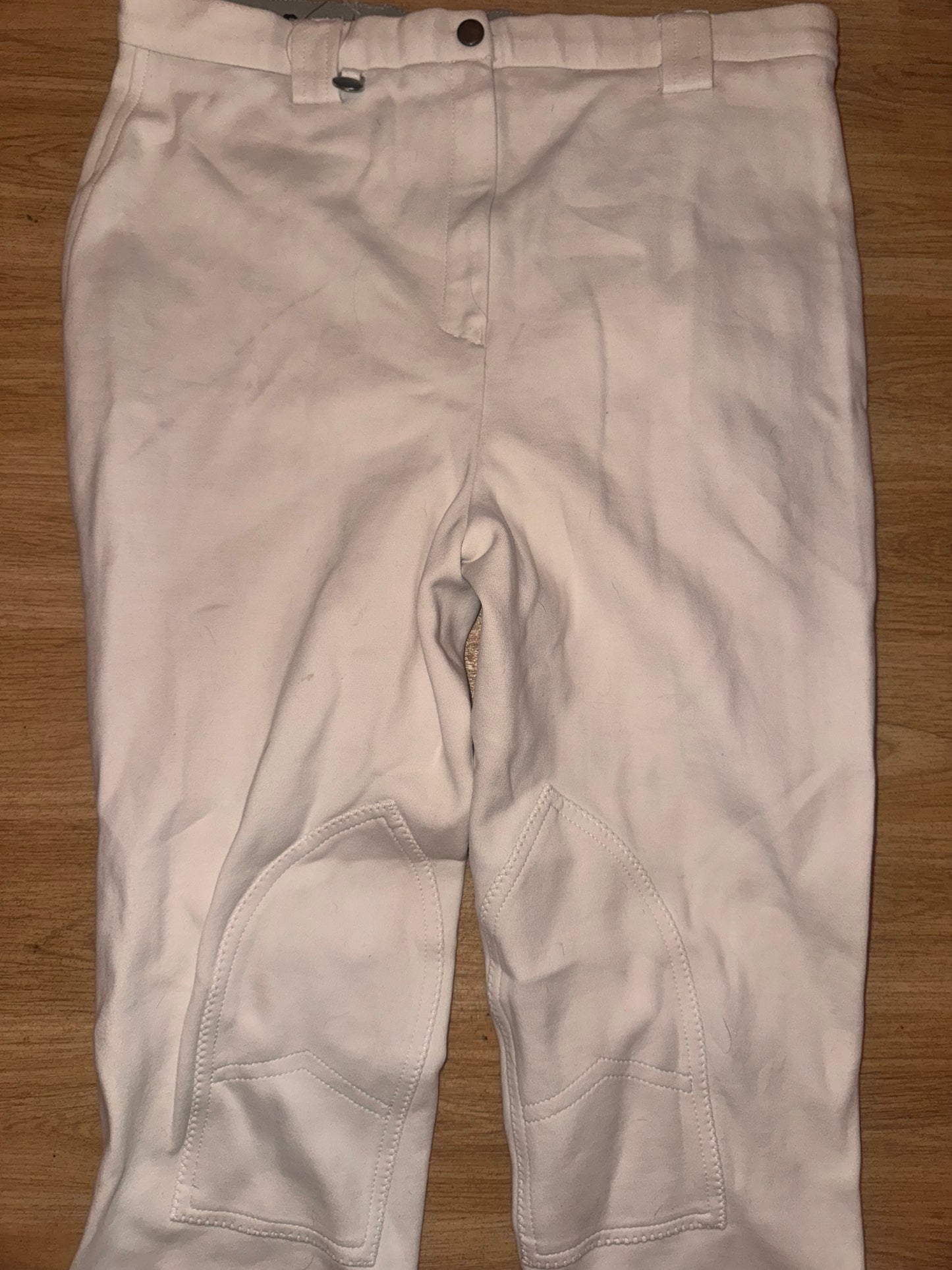 Gallop White Competition Jodphurs 32” R | Horse Riding Show Jumping Gear
