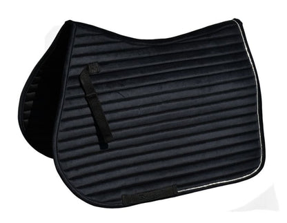 Rhinegold Diamante Channel Quilt GP Saddle Pad .