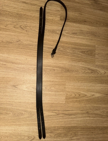 English Leather BLACK Pony Headpiece -  #443