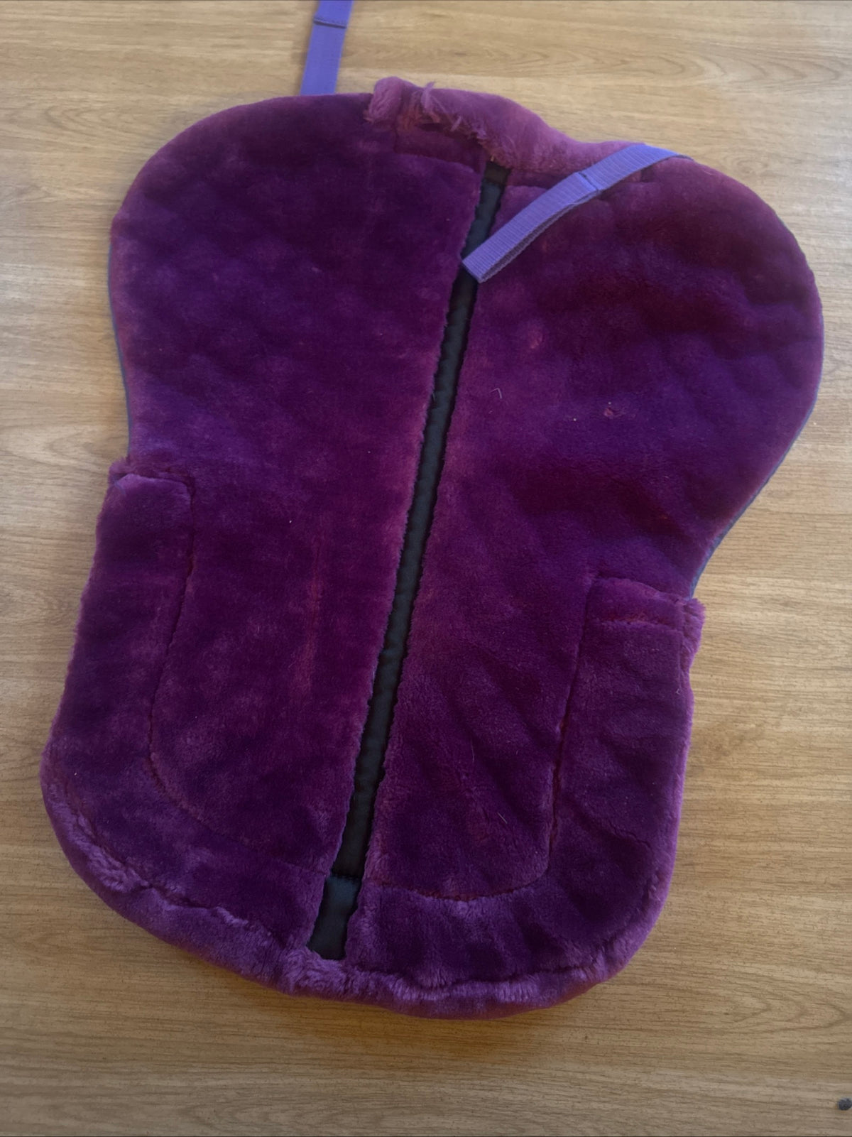 Rhinegold Purple Size Full Half Pad Fluffy Comfort Horse Tack