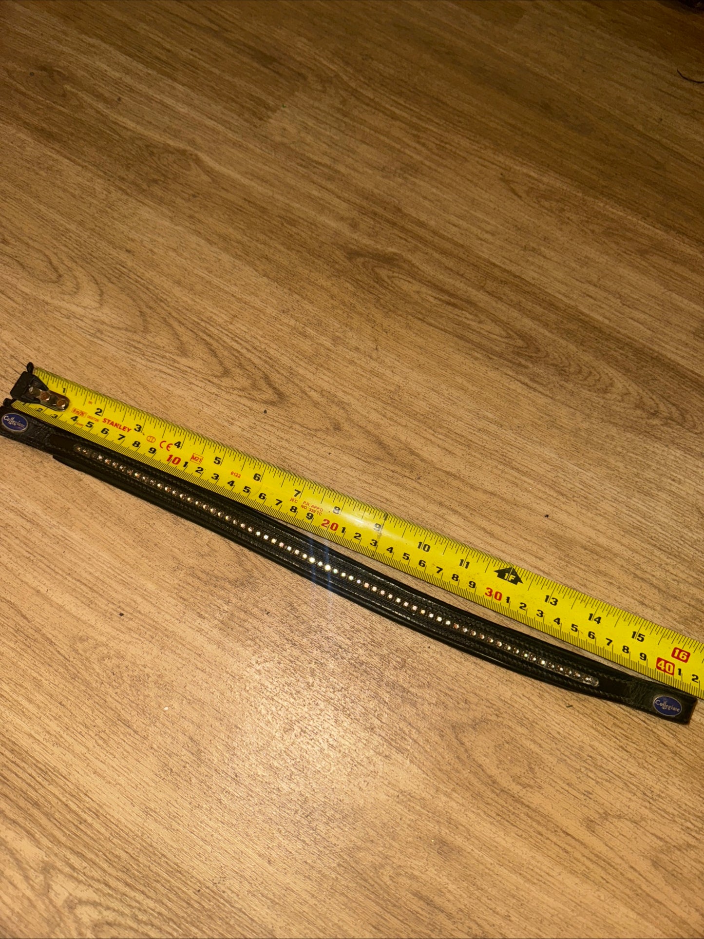 Colligiate Black Bling Cob Size Browband #717