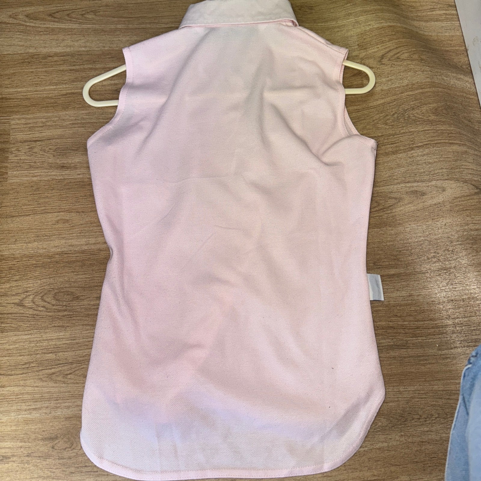 Teque-Style Pink Sleeveless Show Shirt - Size 8