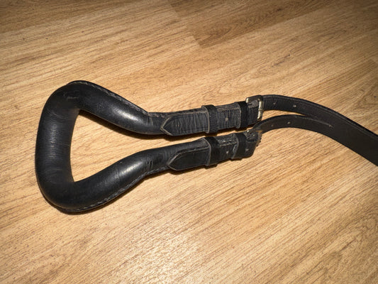 Black Leather Full Size Crupper - Saddle Harness Second Hand Tack