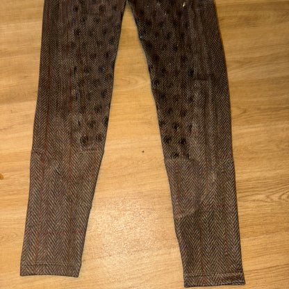 Eqcouture Tweed Look Riding Tights - Medium - NEW