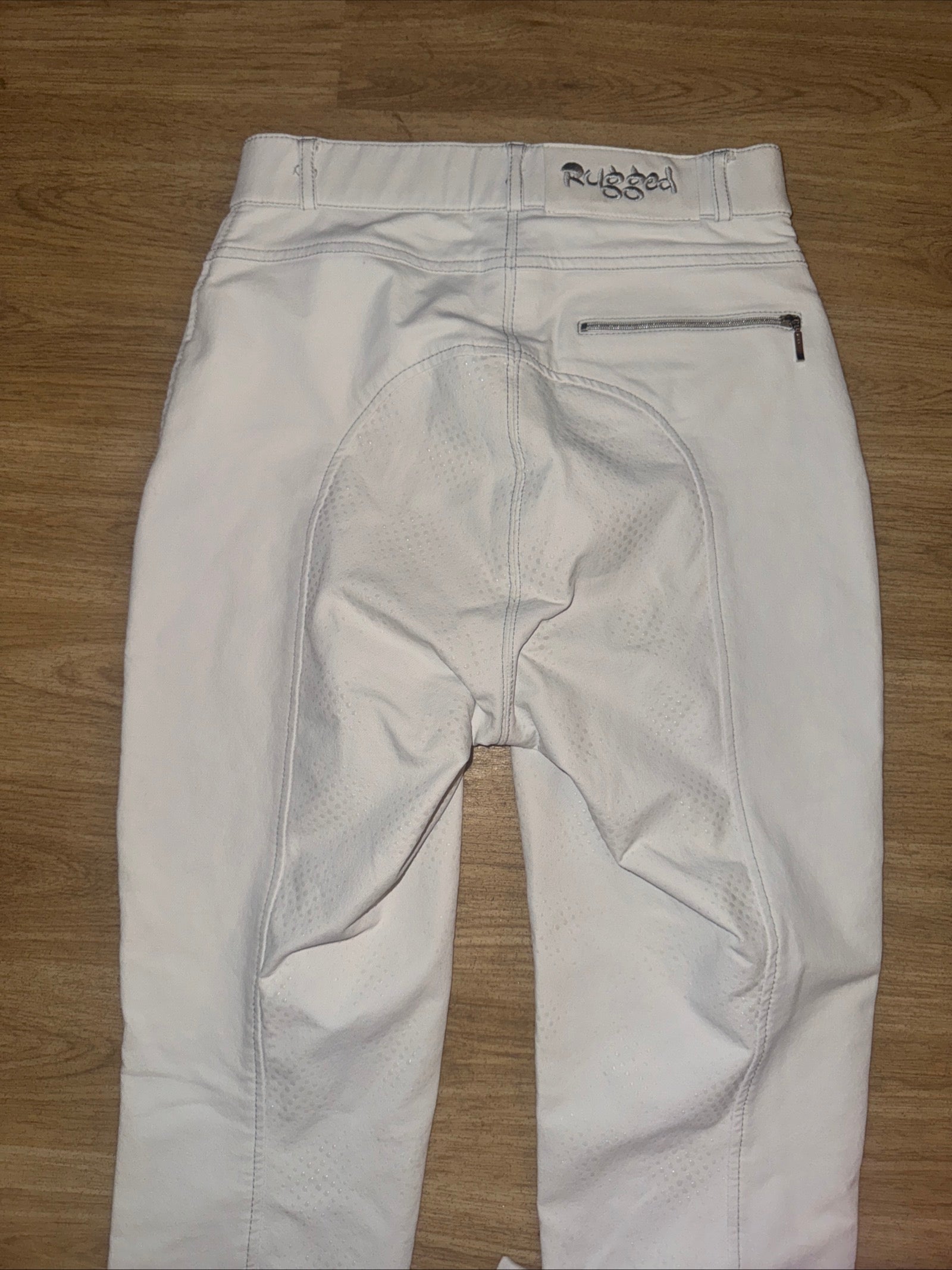 Rugged White Silicone Grip Breeches 26” - COMPETITION RRP £79.99