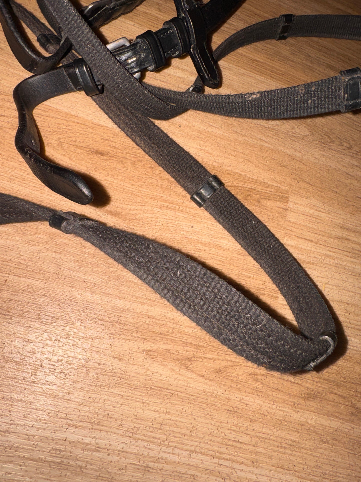 Continental 56” Black Webbing Reins – Full Size #41