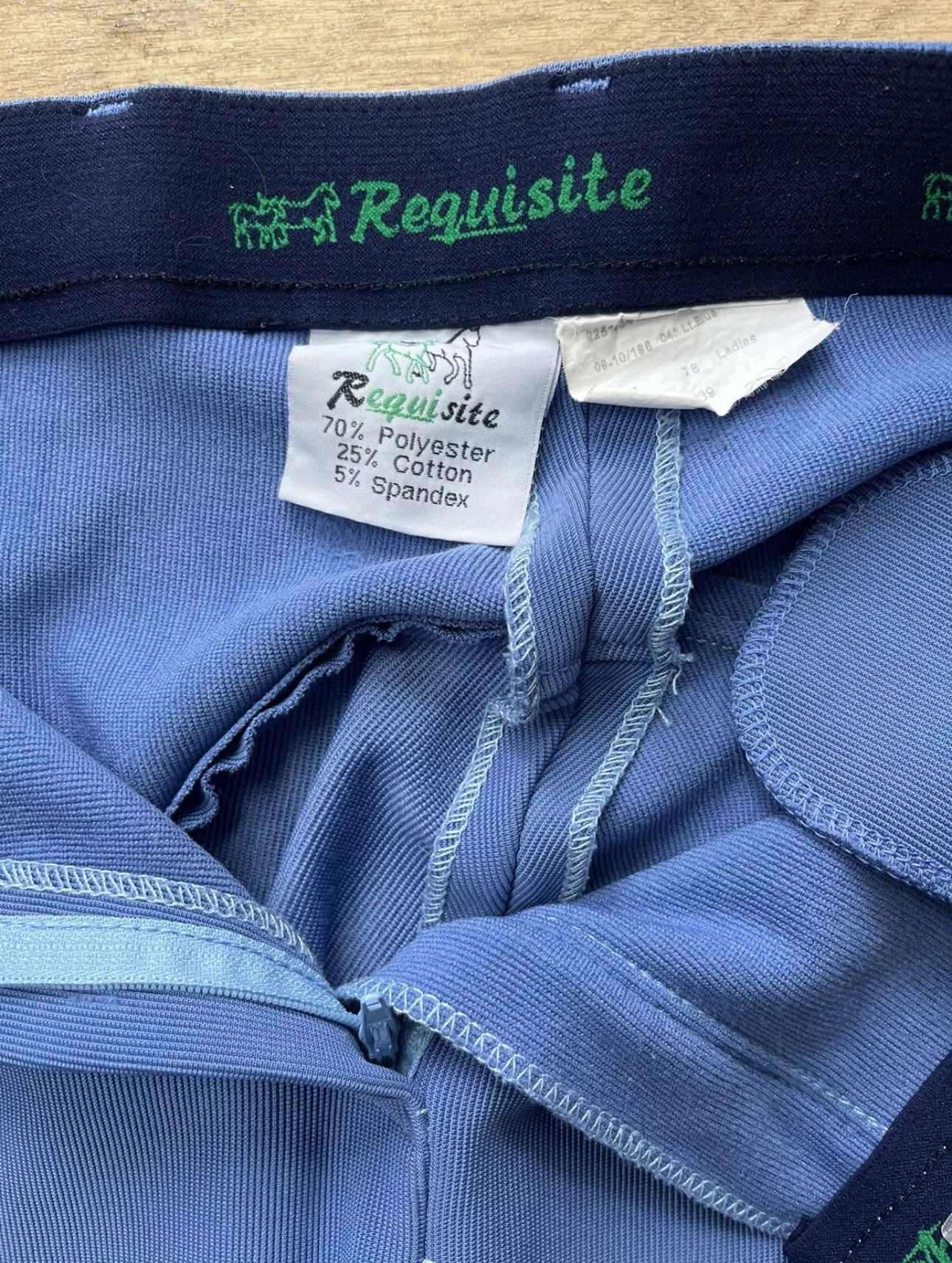 Requisite Ladies Size 28” Blue Jodphurs