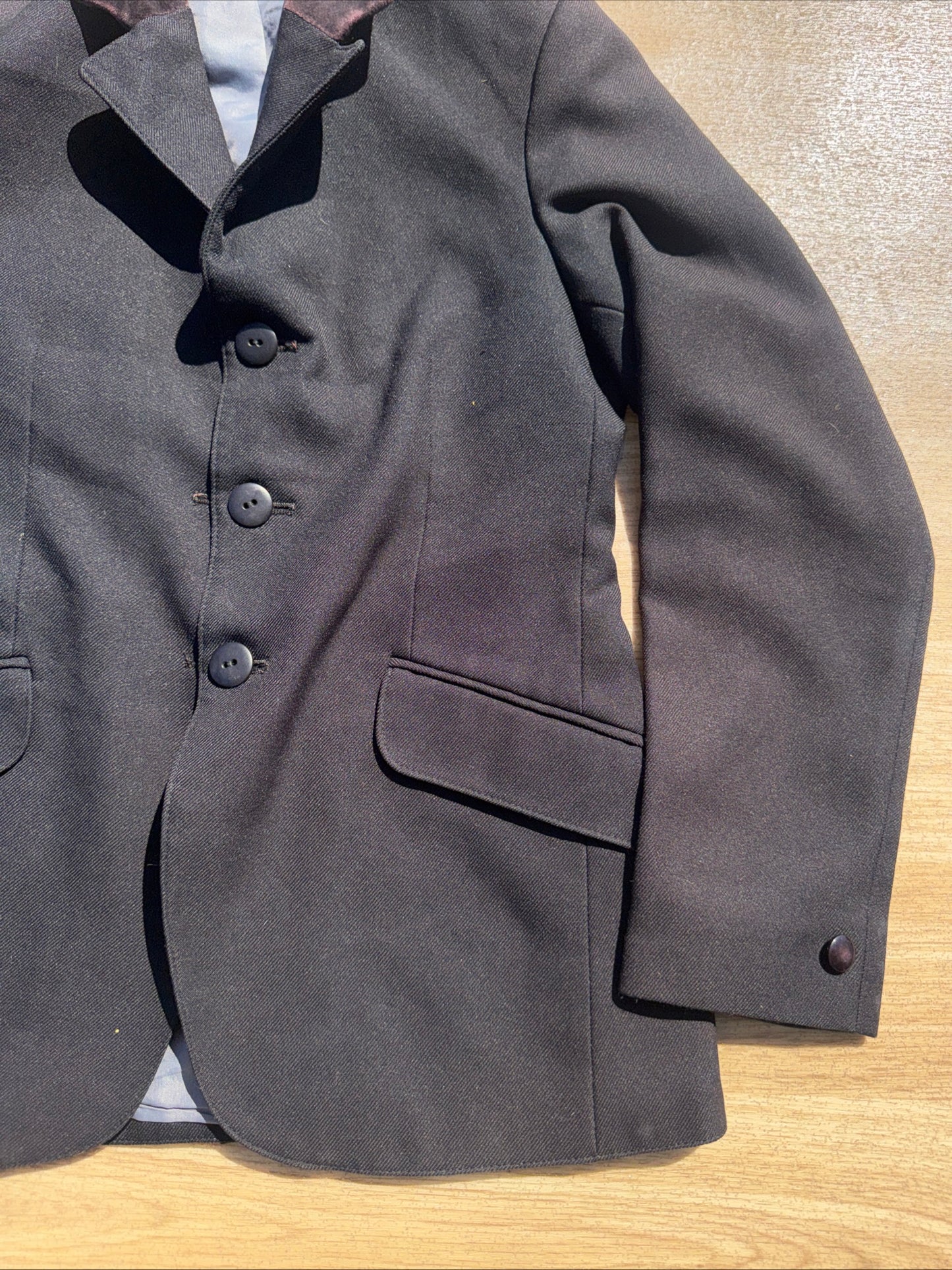 Mears Childs 28” Black Show Jacket British Top Brand Second Hand Horse Rider #98