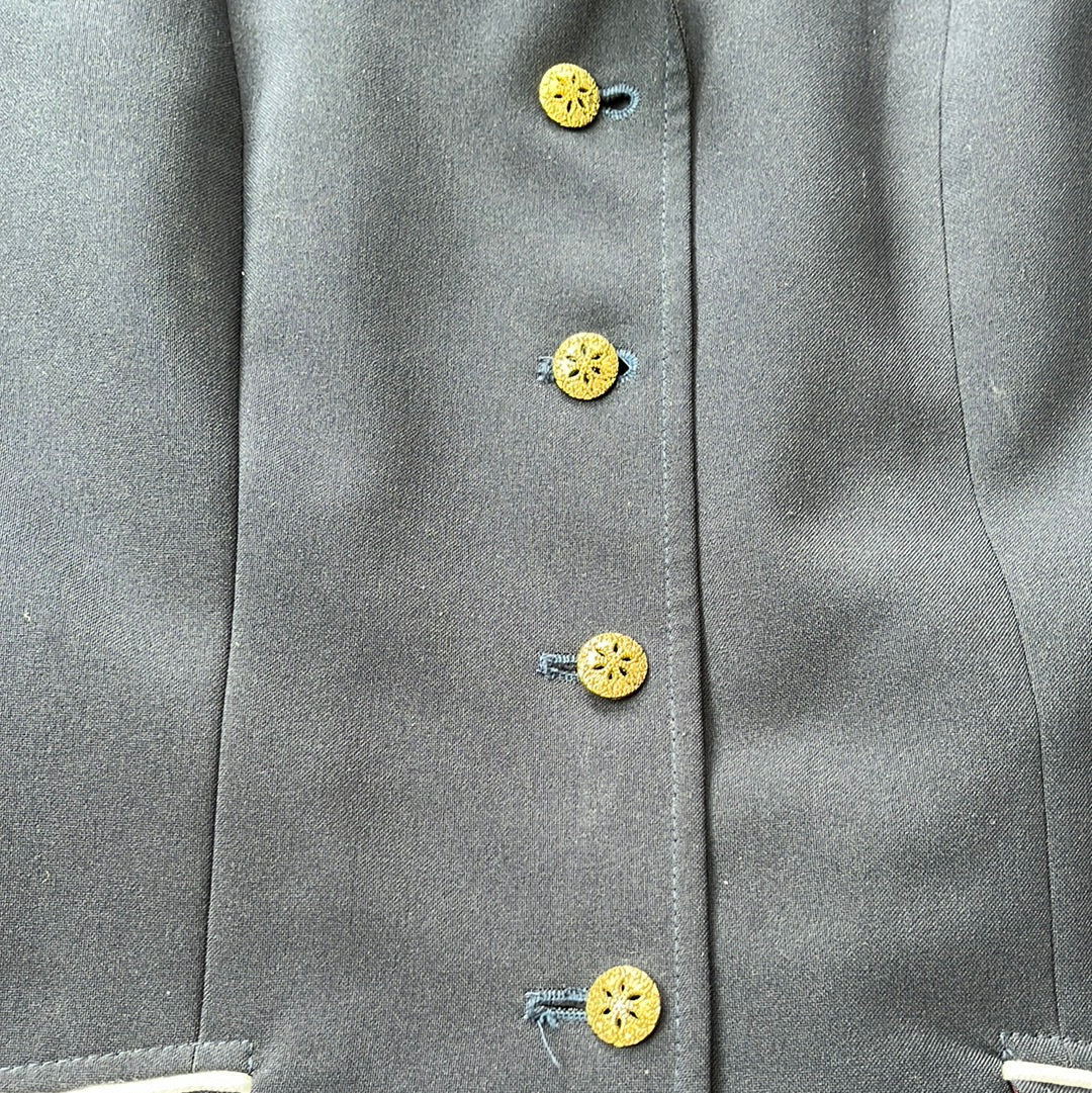 Caldene Navy 36” Show Jacket - Show Jumping Showing Sj Pc
