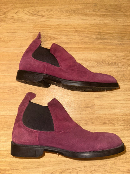 Decathlon Burgandy Suede Dress Jodphur Boots 8