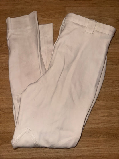 Gallop White Competition Jodphurs 32” R | Horse Riding Show Jumping Gear