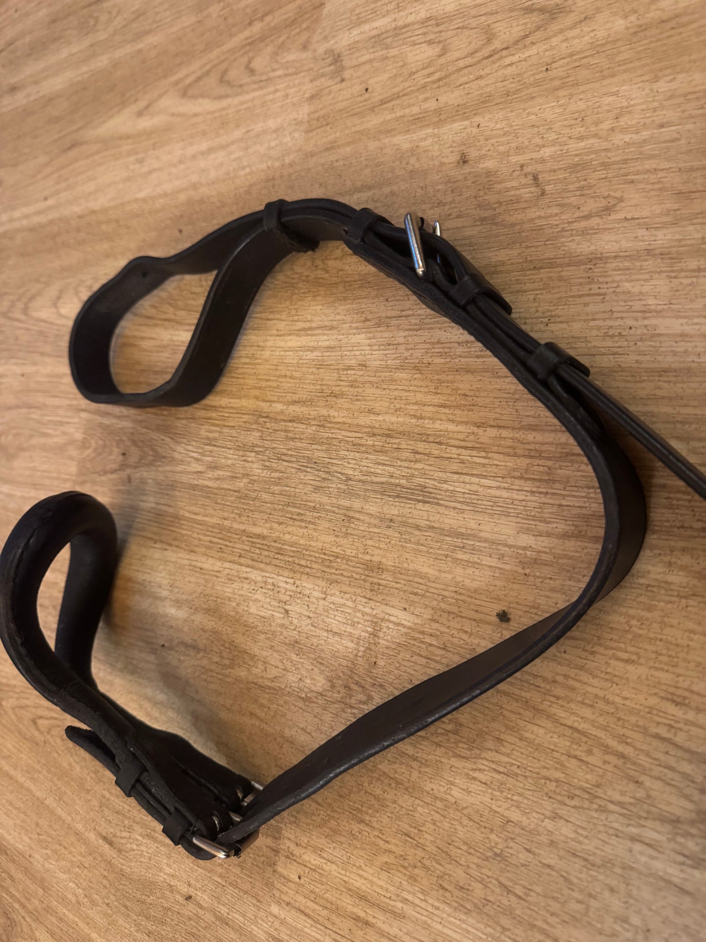 Black Leather Full Size Crupper - Saddle Harness Second Hand Tack