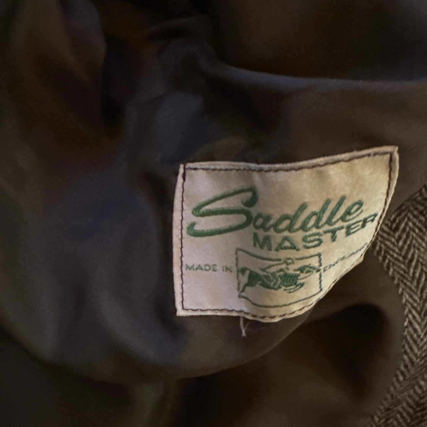 Saddle Master Ladies 38” Wool Tweed Show Jacket #712 Hunting Showing