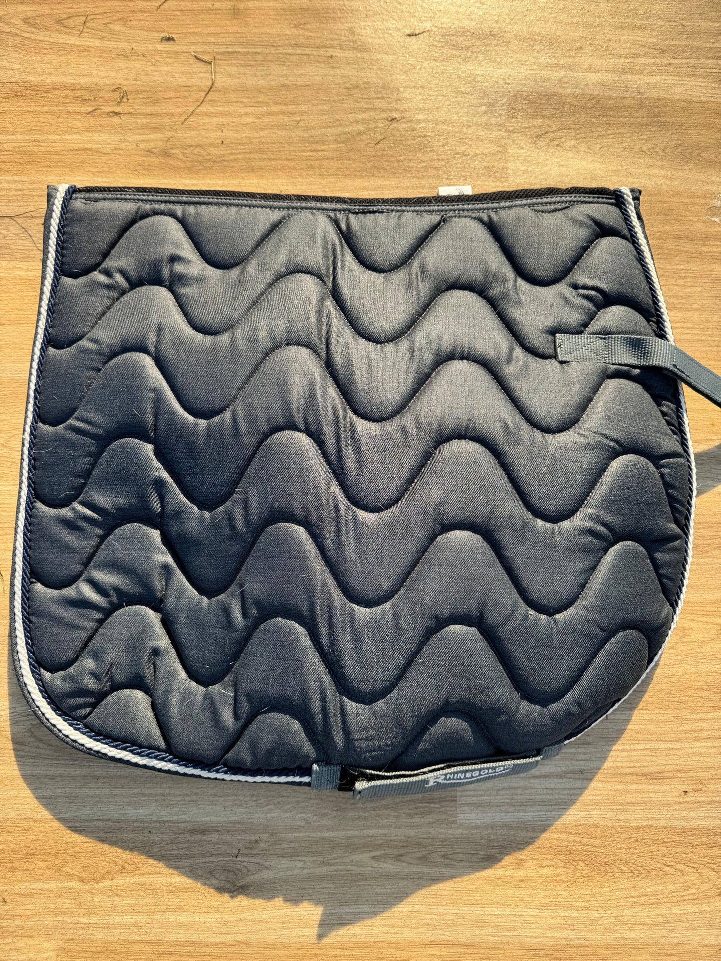 Rhinegold Charcoal Denim Saddle Pad - Full Size