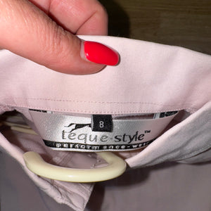 Teque-Style Pink Sleeveless Show Shirt - Size 8