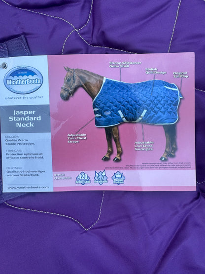 Weatherbeeta Jasper 7ft 200gm Stable Rug Second Hand Horse Tack Draft XF