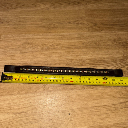 Diamanté Brown Pony Browband #345
