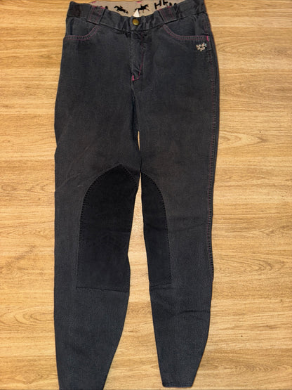 Hkm Age 11 Years 26” Denim Stretch Breeches