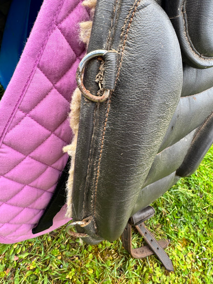 Cosmic Leathers Uk Brown Treeless Saddle | Second Hand Tack Horse  #506
