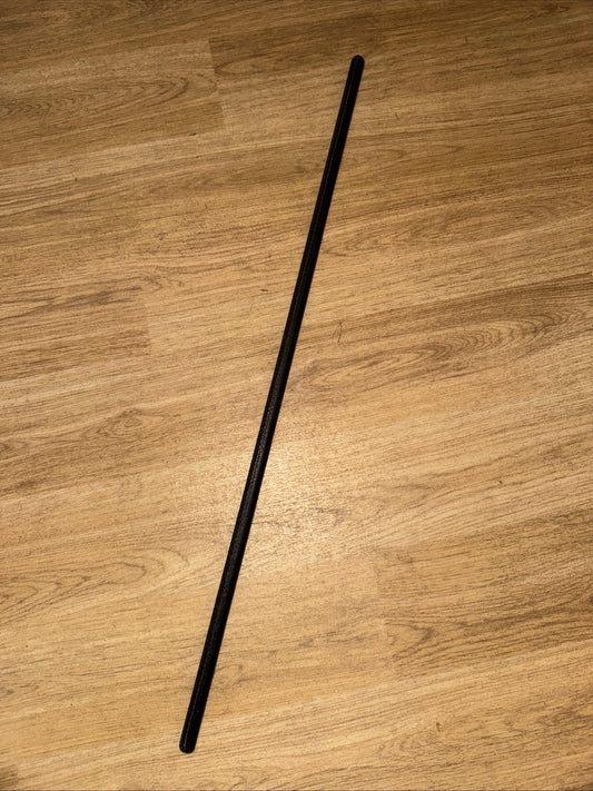 Black Leather Show Cane