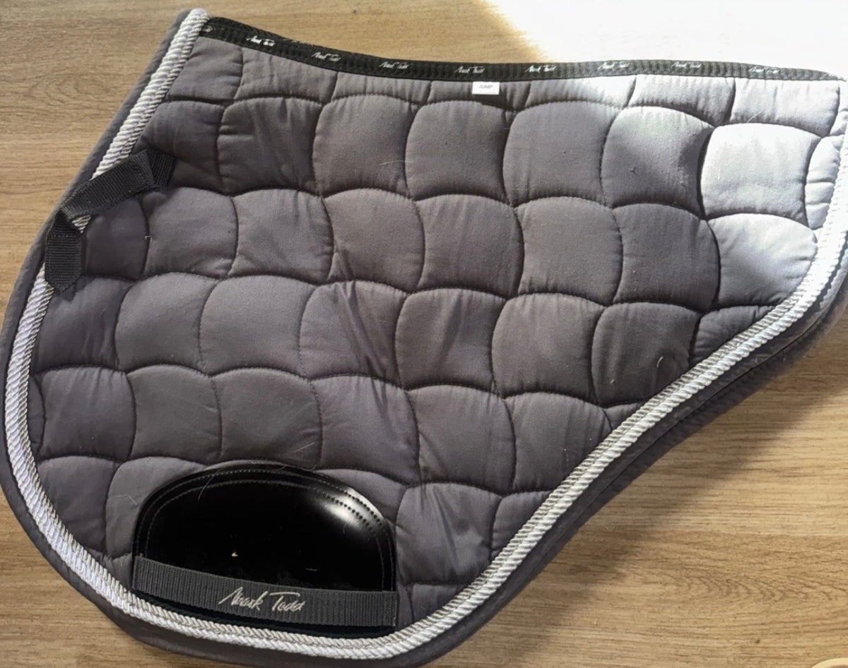 Mark Todd Grey Jump Saddle Pad Size Full | Second Hand Tack