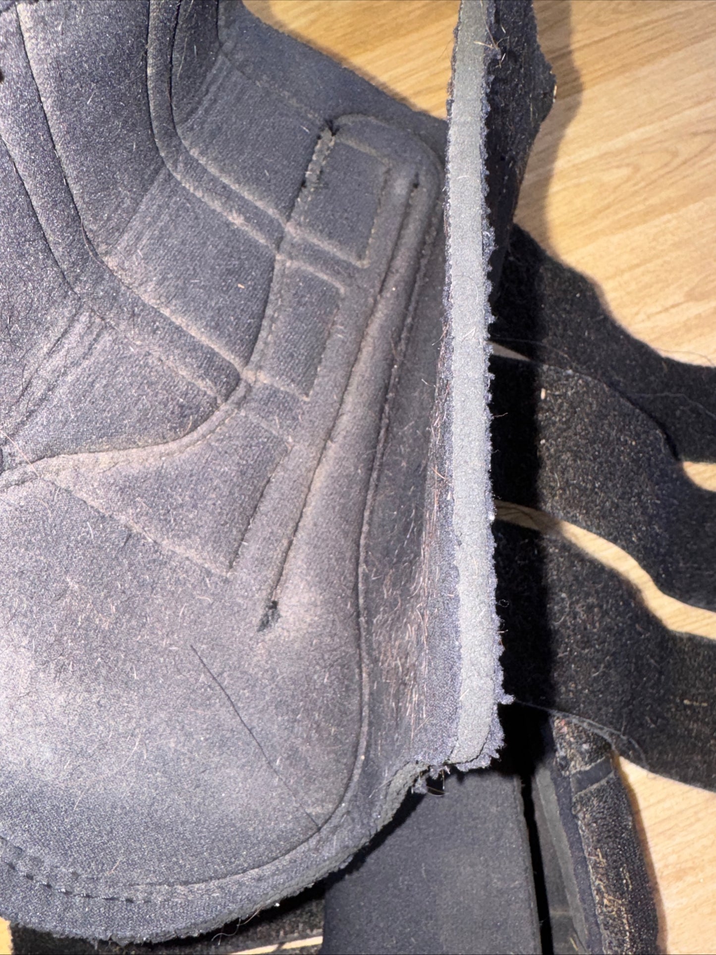 Lemieux Size Large Black Brushing Boots | Second Hand Horse Tack