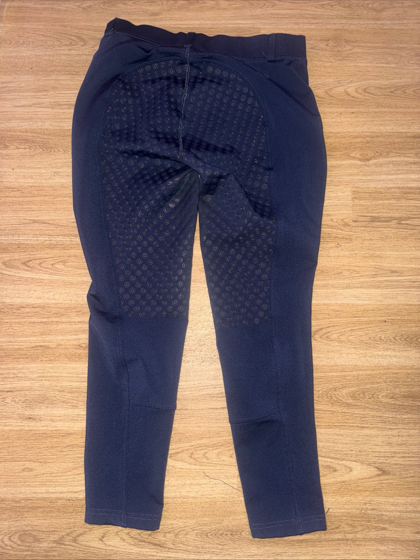 Dublin Navy Gel Seat Riding Tights - Ladies 12