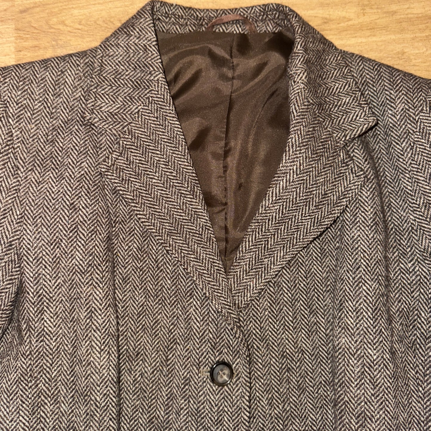 Saddle Master Ladies 38” Wool Tweed Show Jacket #712 Hunting Showing