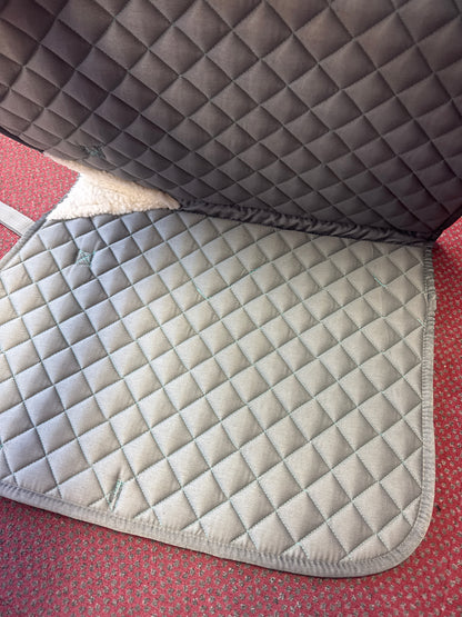 Roma Grand Prix Grey Saddle Pad - Pony