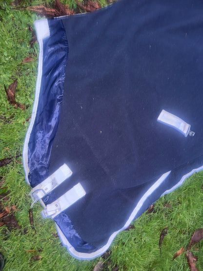Navy 6ft Fleece Rug - Cooler Travel Stable