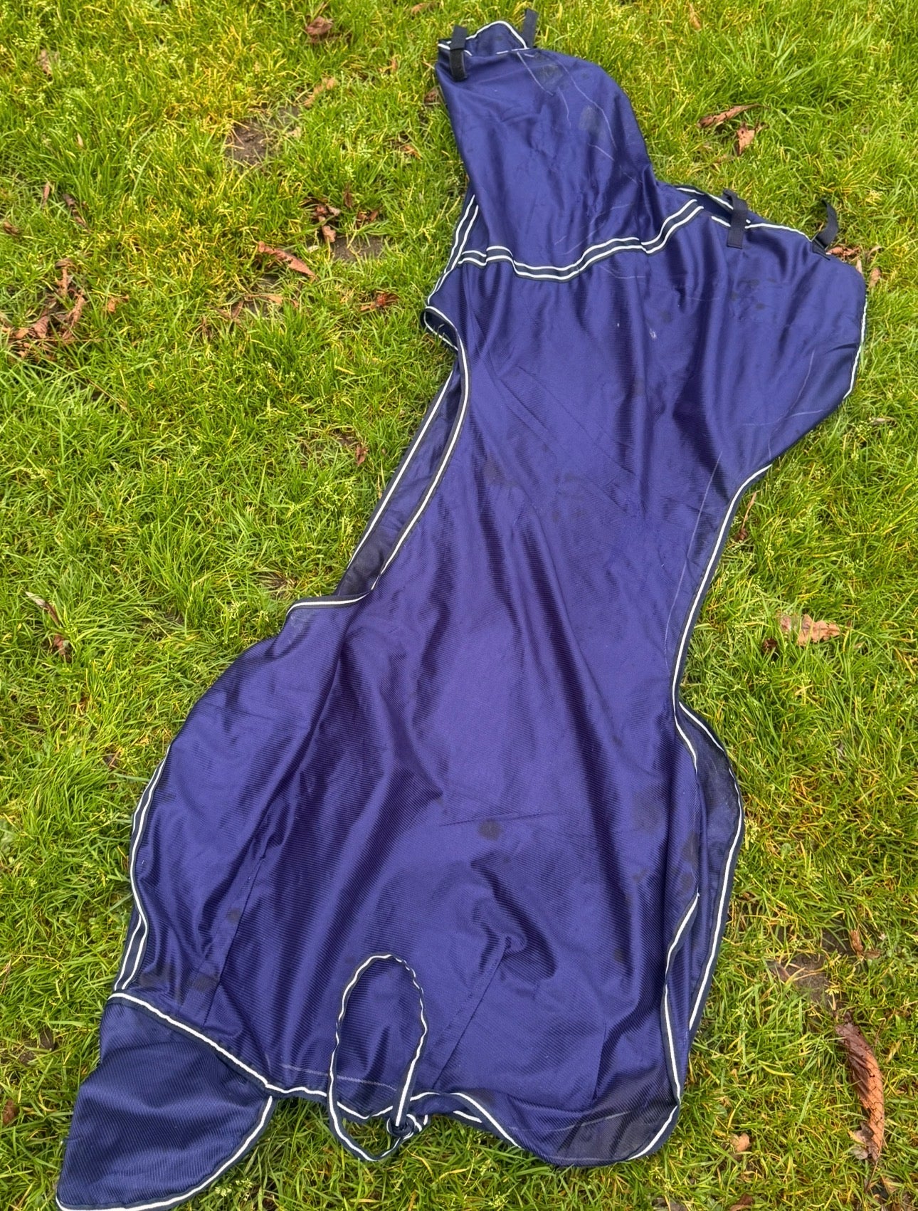 Hkm Ride On Fly Rug Exercise Sheet With Neck 5’3 Fly Protection