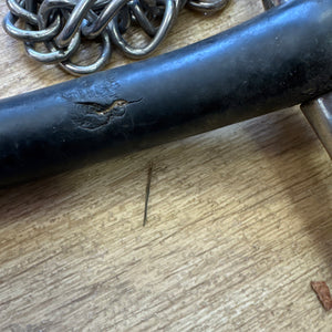 5.5” Rubber Pelham And Curb Chain