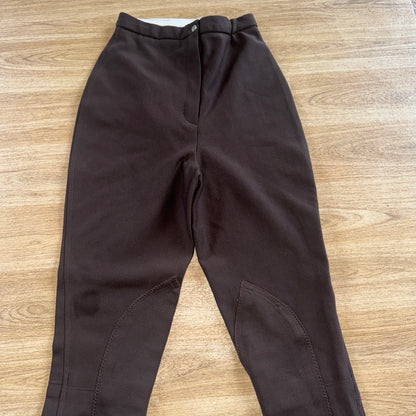 Brown Stretchy Ladies 22” Jodphurs