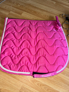 Rhinegold Bright Pink Full Saddle Pad