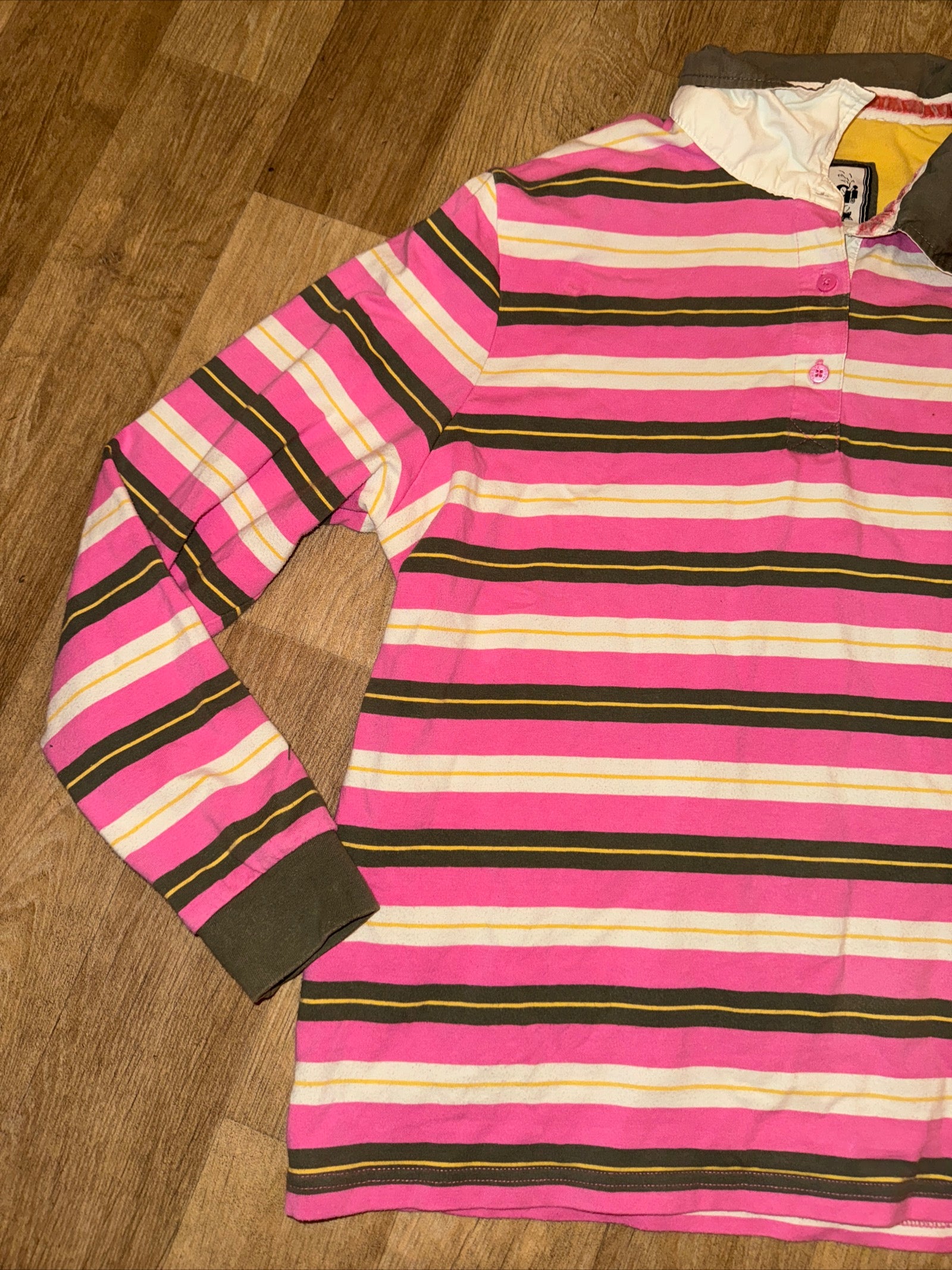 Toggi Pink Stripe Size 18 Polo Top