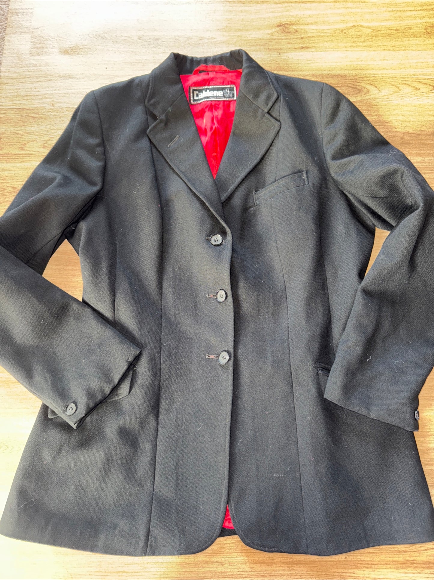 Caldene Black 38” Wool Hunting Jacket Coat - Showing #19
