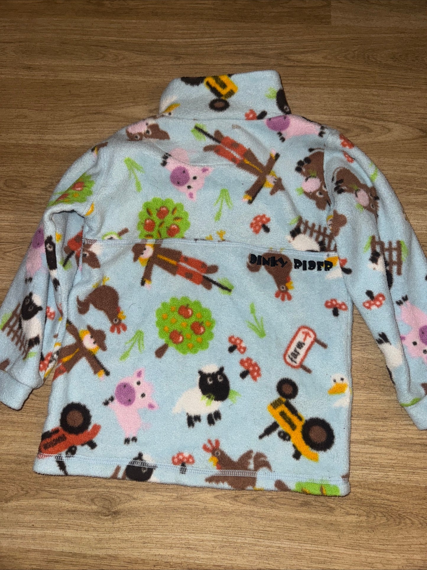Equetech Girls 6 Yrs Farmer Equestrian Style Fleece Jumper