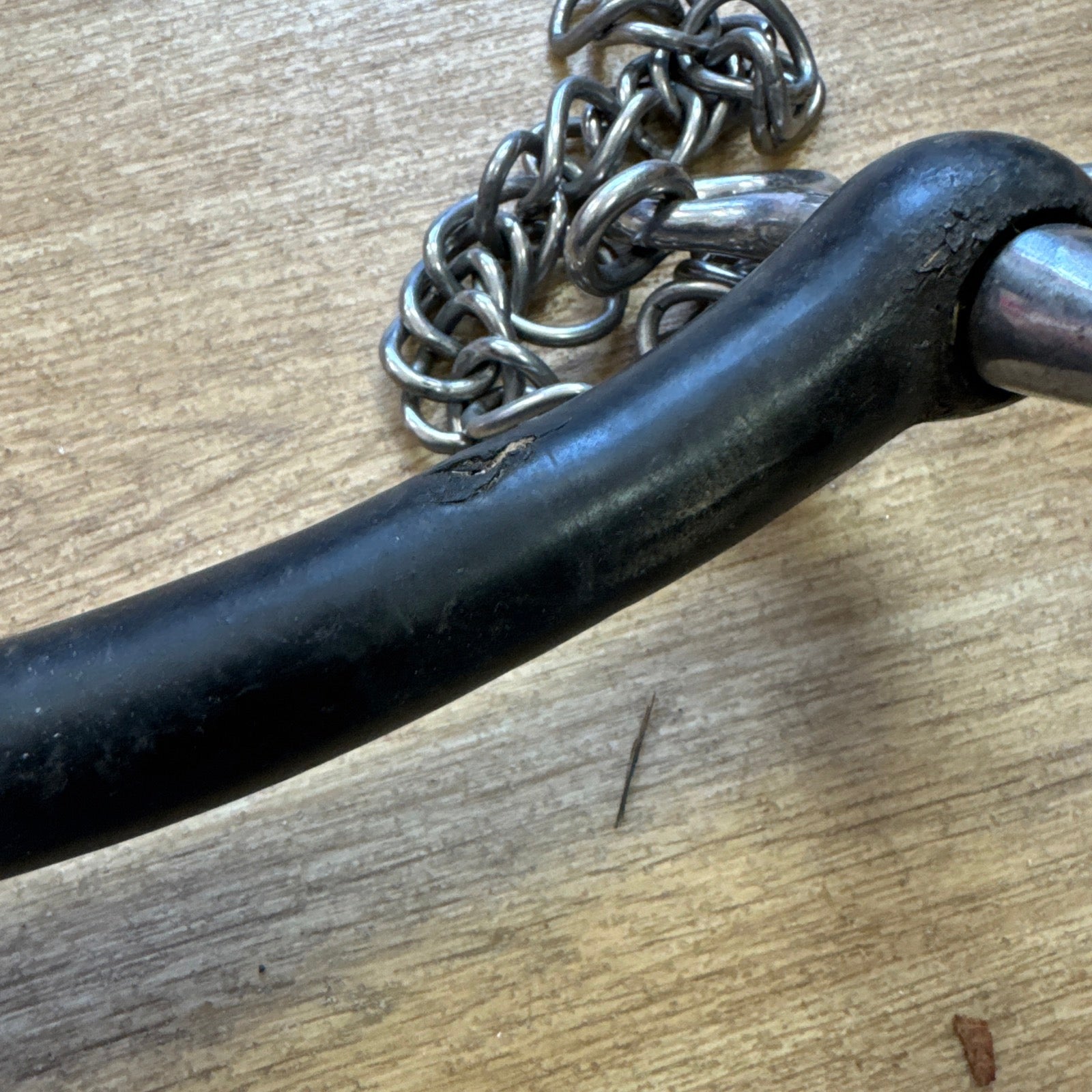 5.5” Rubber Pelham And Curb Chain