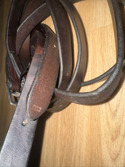 English Leather Havana Stirrup Leathers 62” #34 Second Hand Horse Tack