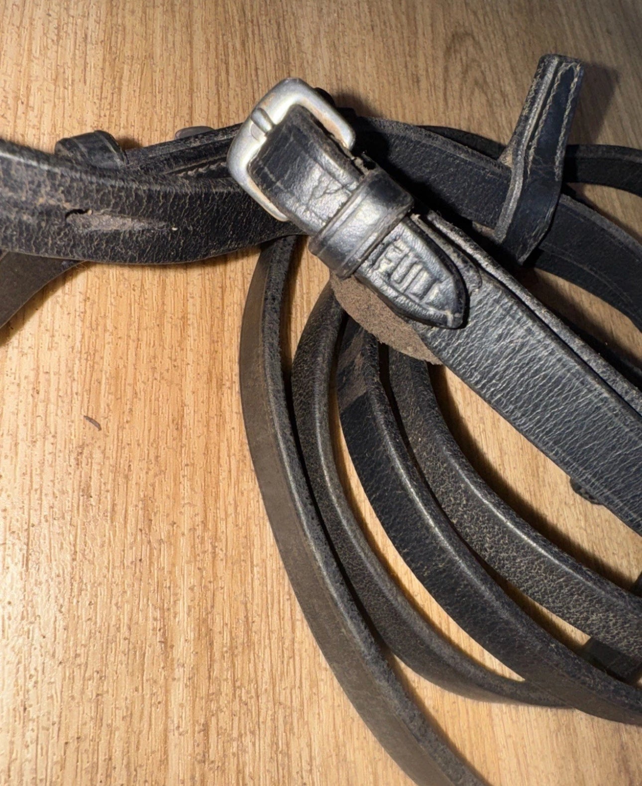 Black Full Plain Show Reins #52
